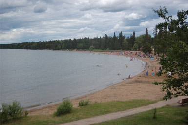 Waskesiu Lake in Prince Albert National Park
